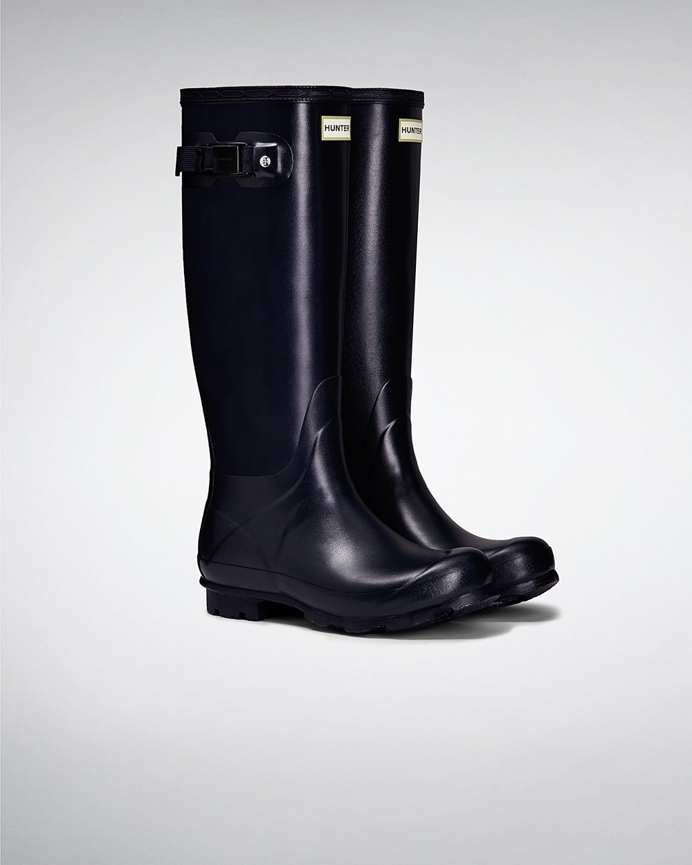 Womens Hunter Tall Rain Boots Navy - Norris Field - 0785139-EO